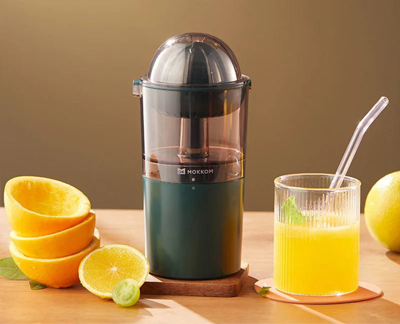 Liquidificador Portátil 250ML | Espremedor Elétrico USB Recarregável | Extrator de Frutas, Laranja e Limão | Mini Fabricante de Suco | Compacto e Prático